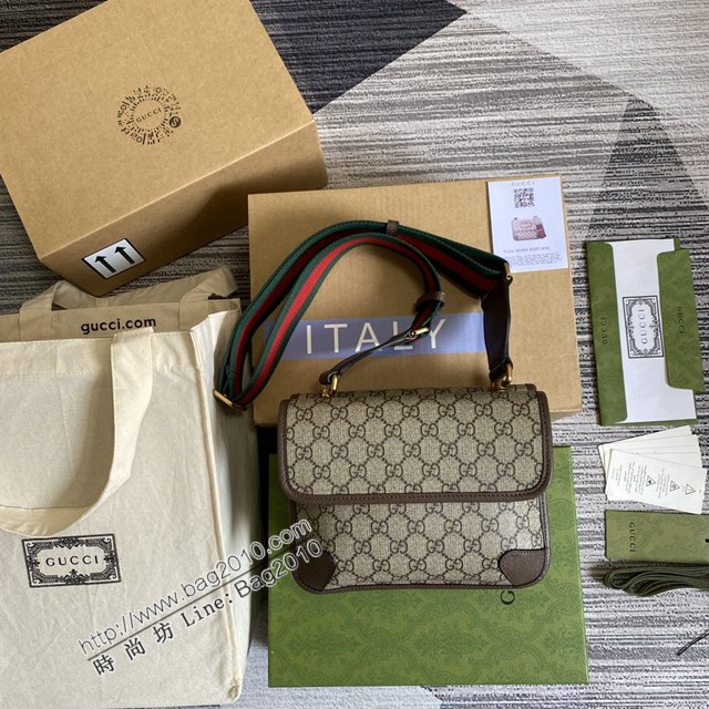 Gucci新款包包 古馳Suprememini郵差包 Gucci時尚經典單肩斜挎包 501050  ydg3118